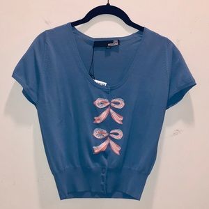 Love Moschino cropped shirt